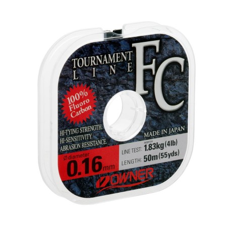 Леска OWNER Tournament FC 50м 0,16мм 1,8кг