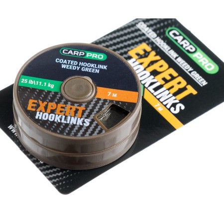 Поводковый в оболочке CARP PRO 25LB 7M зеленый