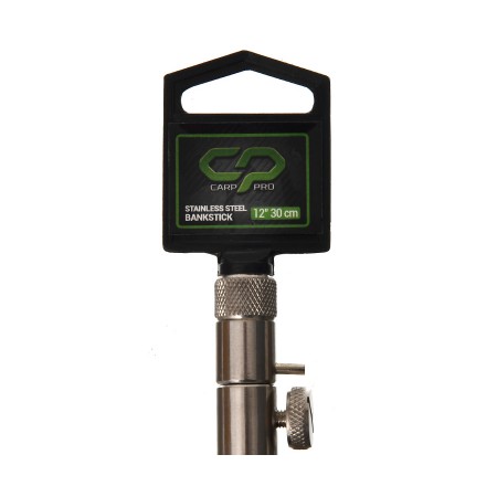 Стойка телескопическая CARP PRO Bank Stick 30-50см нерж. сталь вкручивающ. Стойка телескопическая CARP PRO Bank Stick 30-50см нерж. сталь вкручивающ.