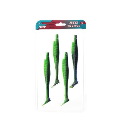 Виброхвост FLAGMAN Big Shad 6" #004 15,2см 4шт