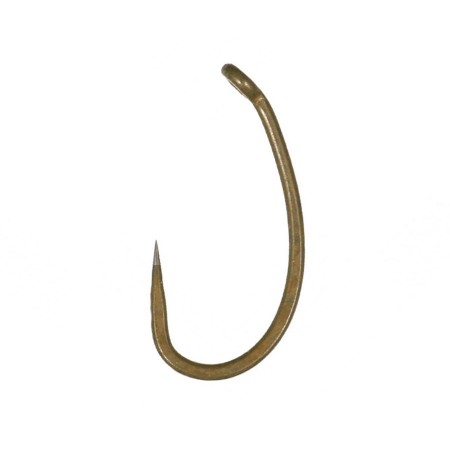 Крючок KORDA Kaptor Kurv Shank Barbless Gravel №4 безбородый