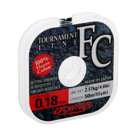 Леска OWNER Tournament FC 50м 0,18мм 2,2кг
