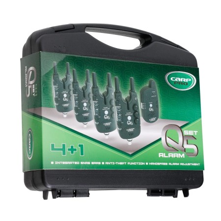 Набор электронных сигнализаторов поклевки CARP PRO Q5 4+1