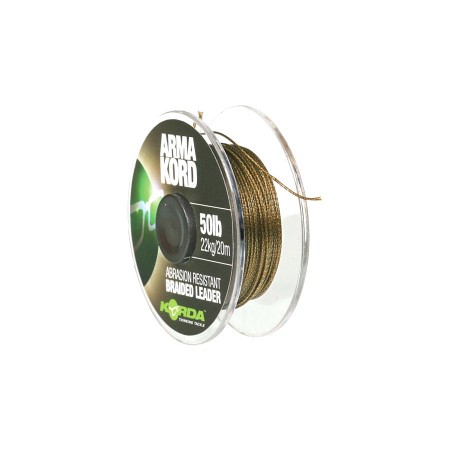 Шок-лидер плетеный KORDA Arma-Kord 50lb 20м