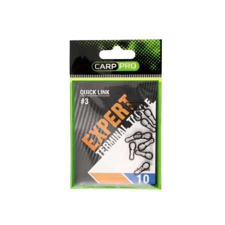 Застежка быстросъемная CARP PRO Quick Link №3 (10 шт)