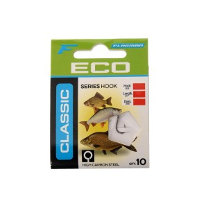 Готовый поводок FLAGMAN Classic Hooks To Nylon # 10 10шт. CLHN2_10B