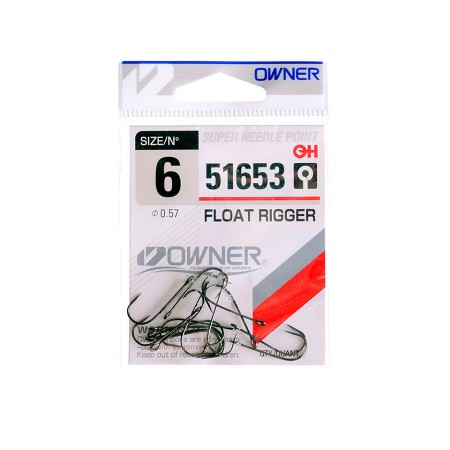 Крючок OWNER Float Rigger MH-12 BC №6 10шт Крючок OWNER Float Rigger MH-12 BC №6 10шт