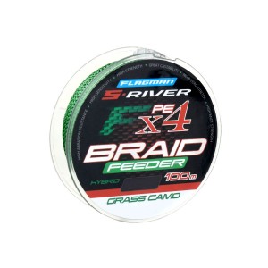 Шнур FLAGMAN S-River Feeder Braid 100м 0,16мм