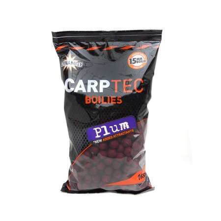 Бойлы тонущие DYNAMITE BAITS Carp-Tec Plum 15 мм. 1 кг.