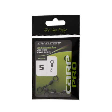Быстросъемный вертлюжок CARP PRO Heli-Сhod Speed Swivel