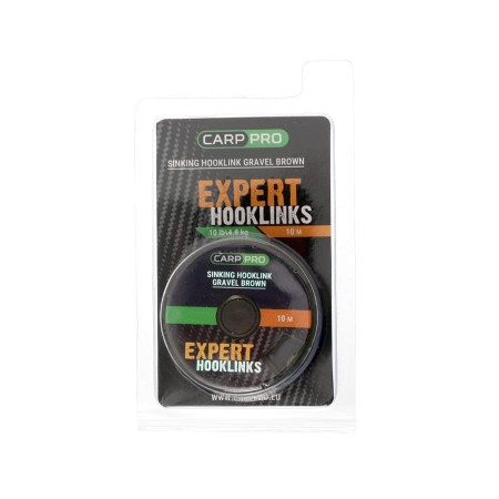 Поводковый без оболочки CARP PRO Gr. Brown Sinking 15LB 10M