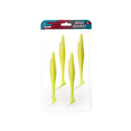 Виброхвост FLAGMAN Big Shad 6" #007 15,2см 4шт