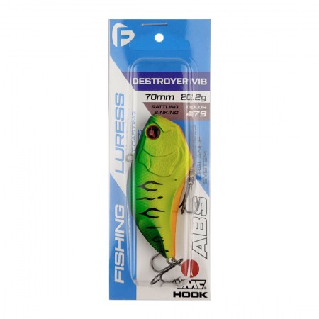 Воблер FLAGMAN Destroyer Vib 70S 70mm 20.2gr цвет 479