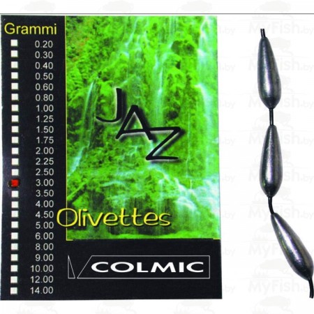 TOJ0050 Грузило Colmic Jaz 0,50гр. (5шт); Италия