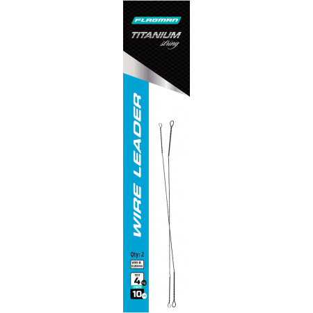 F-FISHING Поводок скрутка  Wire Leader Titan 4кг 10см 0,20мм 2шт