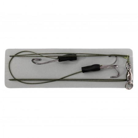 Сомовая оснастка FLAGMAN Cat Fish Rig Single & Trible Hooks №3, компл