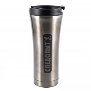 Термокружка (тамблер) "СЛЕДОПЫТ", нерж. сталь, 500 мл/50/20/