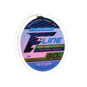 Леска FLAGMAN F-LINE Ice Crystal 30м 0.08мм