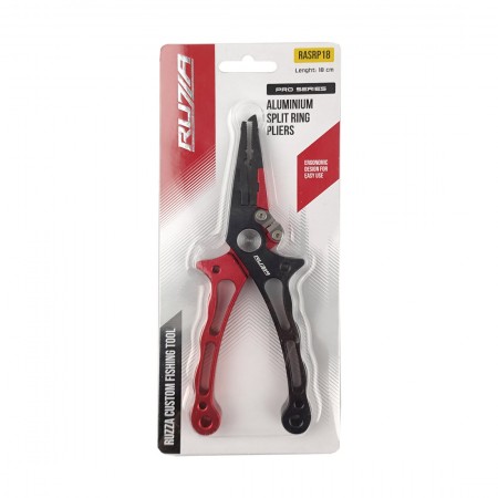 RUZZA Плоскогубцы алюминиевые с функцией разжима колец 18см