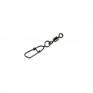 RUZZA Застежка с вертлюгом Rolling Swivel w/Germany Snap A Black №10 10шт