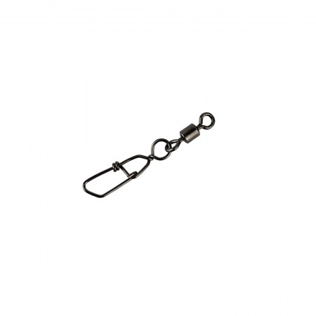 Застежка с вертлюгом RUZZA Rolling Swivel w/Germany Snap A Black №10 10шт