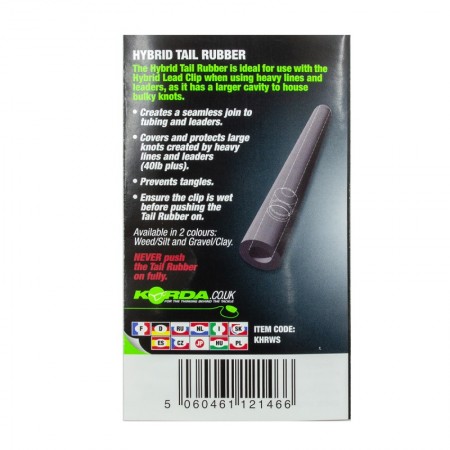 Конус для безопасной клипсы KORDA Hybrid Tail Rubber Weed/Silt