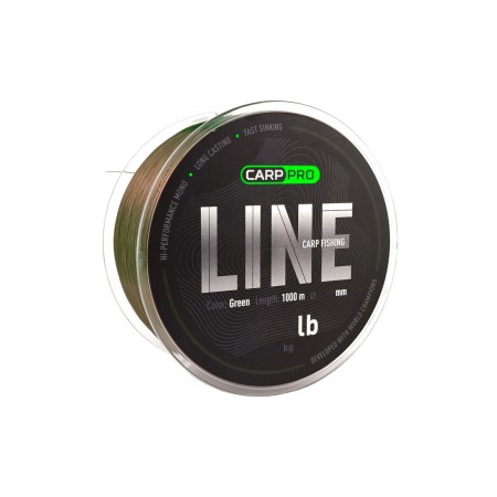 Леска CARP PRO LINE Green 1000м 0,203мм