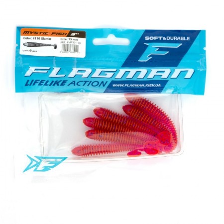 Виброхвост FLAGMAN Mystic Fish 3'' #110 Glamour