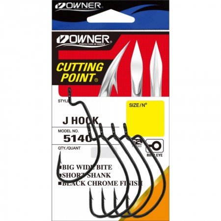Крючок OWNER J-Hook BC №1 6шт