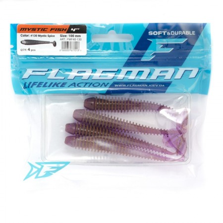Виброхвост FLAGMAN Mystic Fish 4'' #130 Mistic Spice