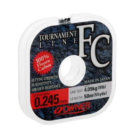 Леска OWNER Tournament FC 50м 0,2мм 2,8кг
