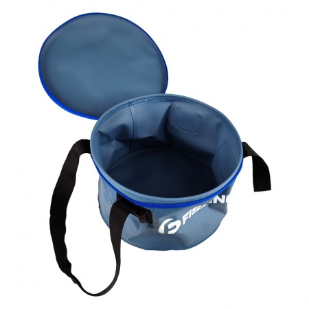 F-FISHING Ведро для прикормки с крышкой EVA 30х18см