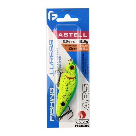 Воблер FLAGMAN Astell 65F top water цвет 481