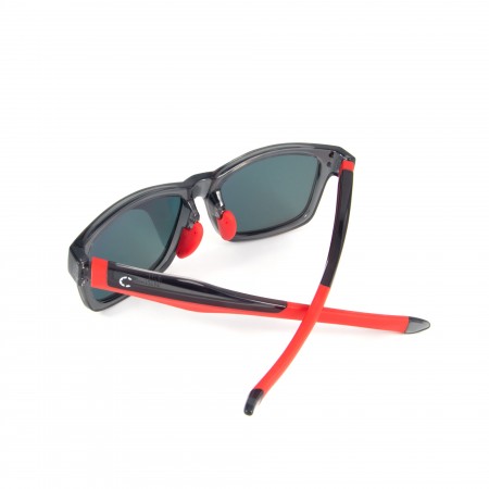 Очки поляризационные "СЛЕДОПЫТ" "Ultima" в футляре, линзы grey with red revo.