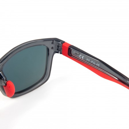 Очки поляризационные "СЛЕДОПЫТ" "Ultima" в футляре, линзы grey with red revo.