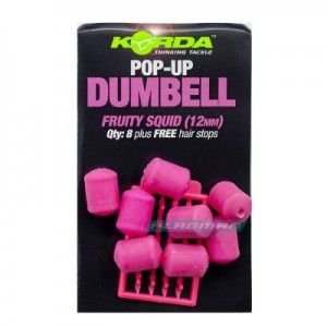 Имитационная приманка KORDA Dumbell Pop-Up Fruity Squid 12мм