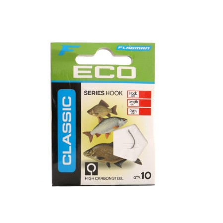 Готовый поводок FLAGMAN Classic Hooks To Nylon # 14  10шт. CLHN2_14B