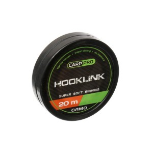 Поводковый без оболочки CARP PRO Sinking Hooklink Camo 15 LB 20m
