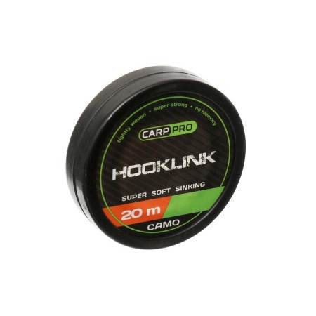 Поводковый без оболочки CARP PRO Sinking Hooklink Camo 15 LB 20m