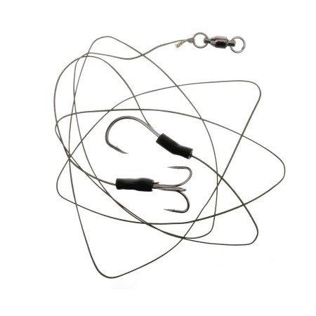 Сомовая оснастка FLAGMAN Cat Fish Rig Single & Trible Hooks №4, компл