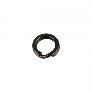 RUZZA Кольцо заводное Flat Split Ring Black №8,5 10шт