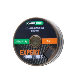 Поводковый в оболочке CARP PRO 25LB 7M коричневый