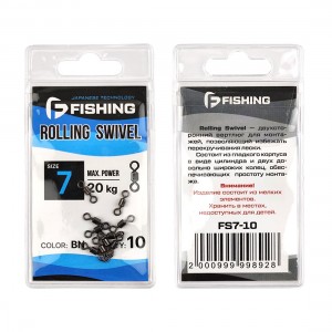 F-FISHING Вертлюг Rolling Swivel №7 10шт
