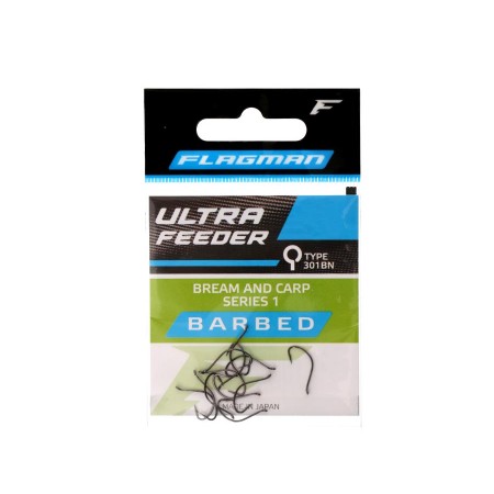 Крючки FLAGMAN Ultra Feeder Bream and Carp Series 1 №10 12 шт.