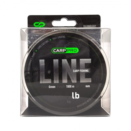 Леска CARP PRO LINE Green 1000м 0,203мм