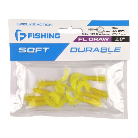 Рак FLAGMAN FL Craw 1,8"  #127 Lime Chartreuse