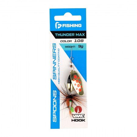 Блесна F-FISHING Thunder Max 9г цвет 108 Блесна F-FISHING Thunder Max 9г цвет 108