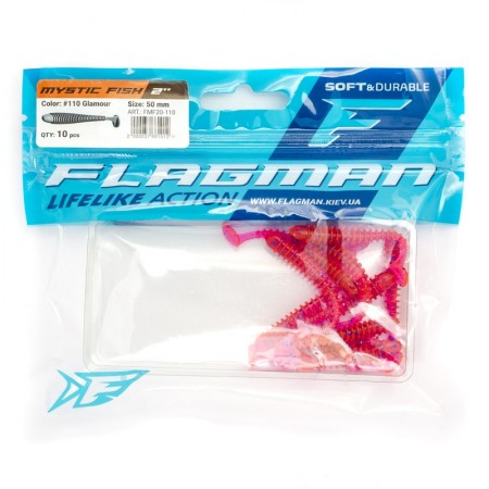 Виброхвост FLAGMAN Mystic Fish 2'' #110 Glamour