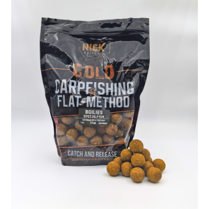 Прикормка рыболовная бойлы растворимые NICK BAITS GOLD "SF 24 мм" Тигровый орех; 1 кг