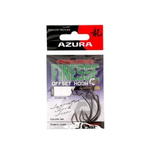 Крючок AZURA Finesse Offset Hook #1/0